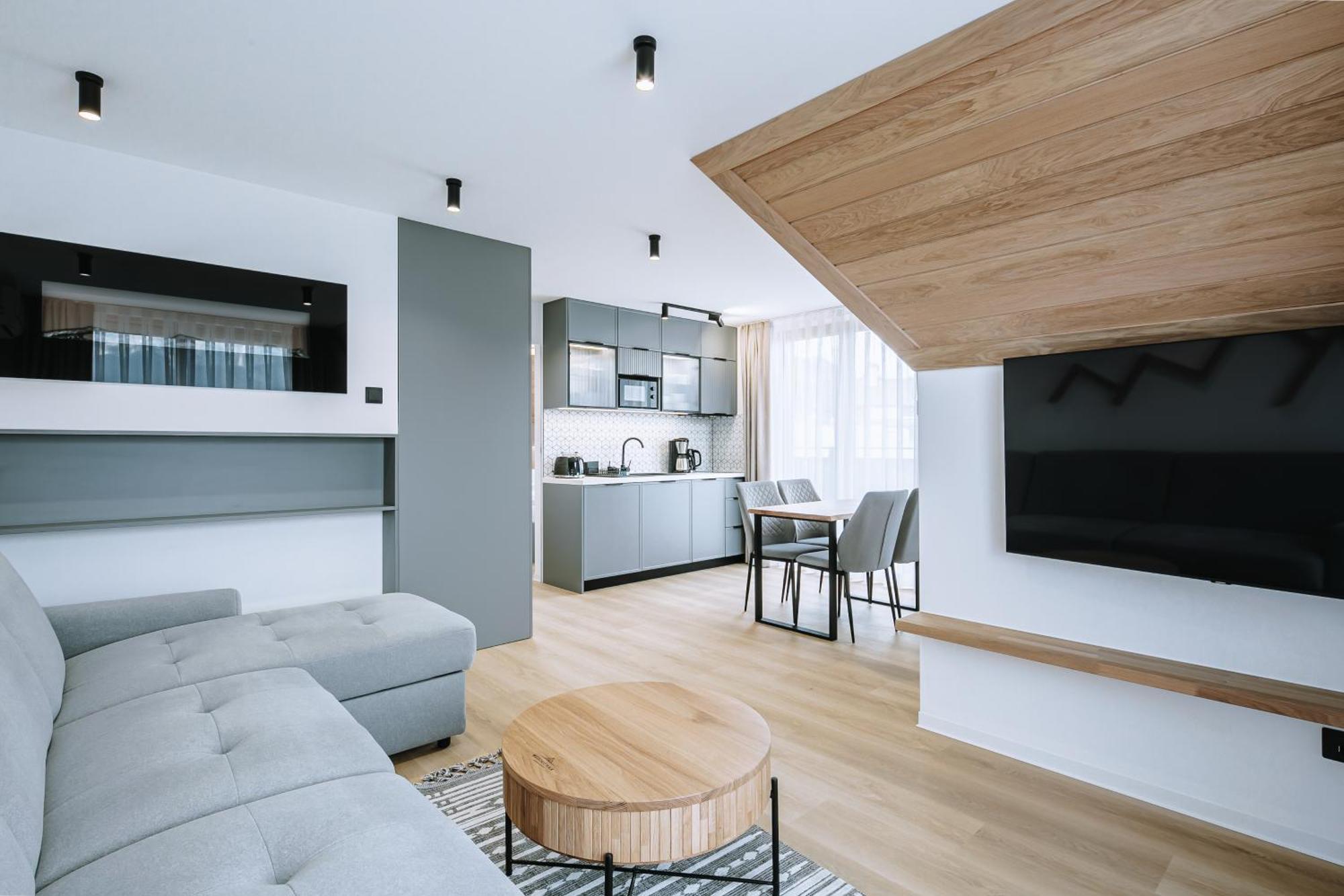 Apartamenty Widokowka Sauna Widok Na Panorame Tatr コシチェリスコ エクステリア 写真