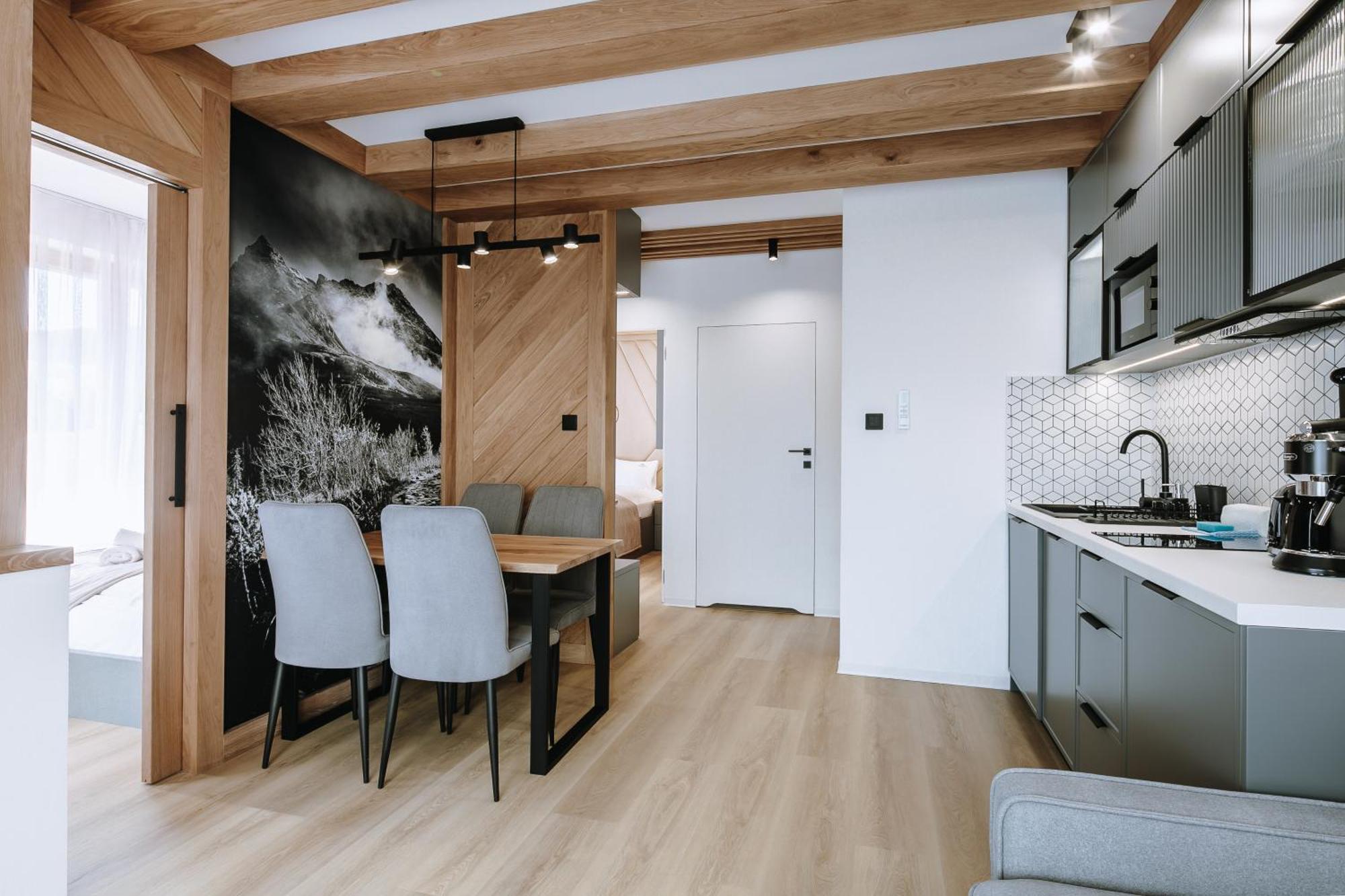 Apartamenty Widokowka Sauna Widok Na Panorame Tatr コシチェリスコ エクステリア 写真